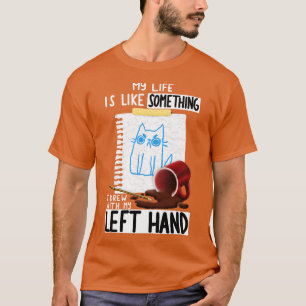 T-shirt Dessin main gauche