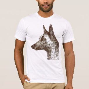 T-shirt dessin malinois