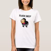 Dessin mignon en mouton noir