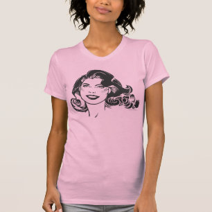 T-shirt Dessin noir et blanc 2 de Supergirl