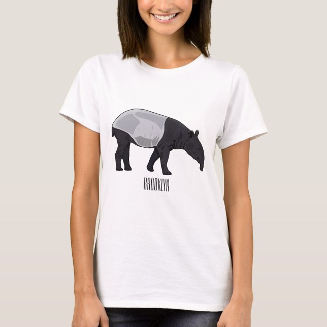 T-shirt Dessin sur Tapir (Devant)