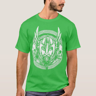 T-shirt Dessin Visage Viking