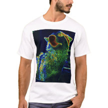 T-shirt dessiné par l'artiste, Gonzo le chien cosm