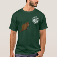 Dessins à tambours Dartboard Darts Nutria Bullseye