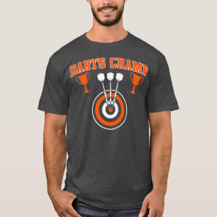 T-shirt Dessins Champion Dart Throwing League Cadeau