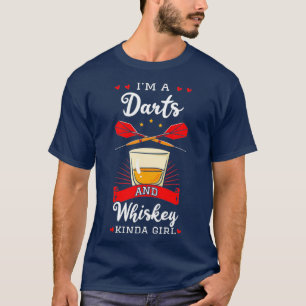 T-shirt Dessins Dart-Throwing Bullseye Dartist Whiskey