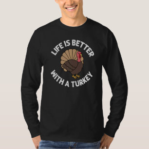 T-shirt Dessins de dinde pour hommes femmes Thanksgiving A
