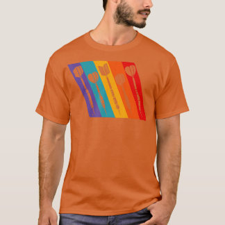 T-shirt Dessins Joueuses Design Pour Hommes Femmes Dart Am