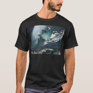 T-shirt Dessous artistique frais de pastenague