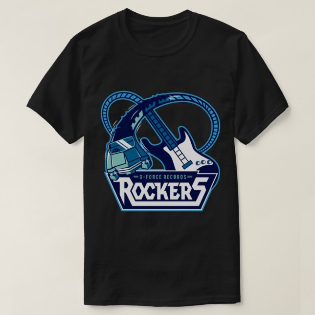 T-shirt Dessous de verre à rouleaux (Design devant)