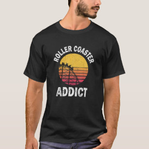 T-shirt Dessous de verre à rouleaux Addict amusant Parc d'