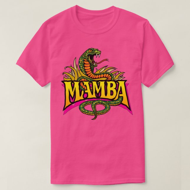T-shirt Dessous de verre à rouleaux Mamba  (Design devant)