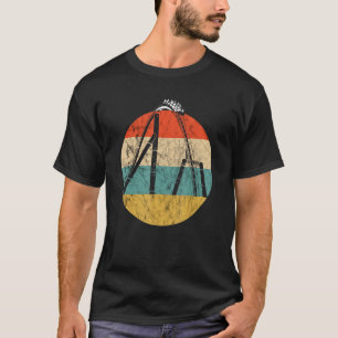 T-shirt Dessous de verre à rouleaux Vintage rétro Dessous