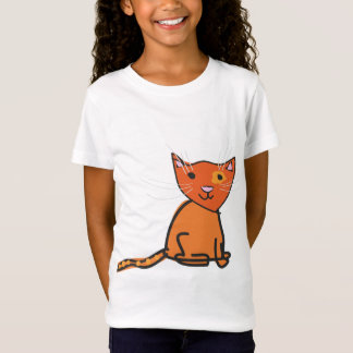 T-Shirt Dessus de chat de gingembre