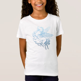 T-Shirt Dessus de filles de Pegasus d'amusement