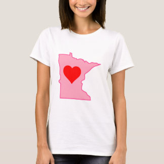 T-shirt Dessus de spaghetti - amour Minnesota d'I
