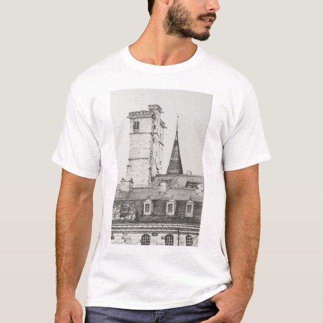 T-shirt Dessus de toit France.2008 de Dijon (Devant)