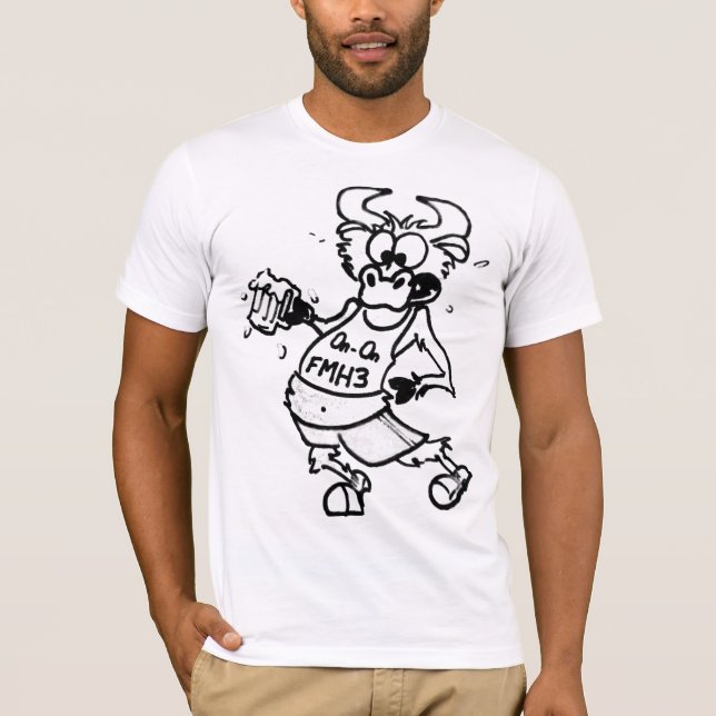 T-shirt "Dessus dessus ! "Chemise - longue douille (Devant)