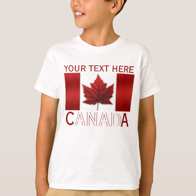 T-shirt Dessus du souvenir de l'enfant de drapeau du (Devant)