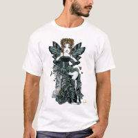 Dessus gothique de fée de papillon de couture de