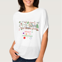 Dessus somalien de cercle de chats de Noël