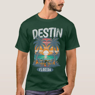T-shirt Destin Beach Florida Vintage Spring Break Vacances