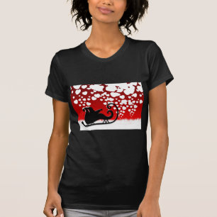 T-shirt Destin de paix d'hiver de flocon de neige de Noël