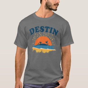 T-shirt Destin Florida FL City Tourist Souvenir Cadeau Hom