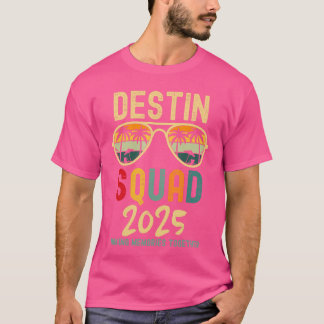 T-shirt Destin Florida Vacation Squad 2025 Matching Group