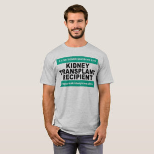 T-shirt Destinataire de greffe de rein - chemises légère