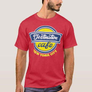 T-shirt Destination Cafe New York City Classique