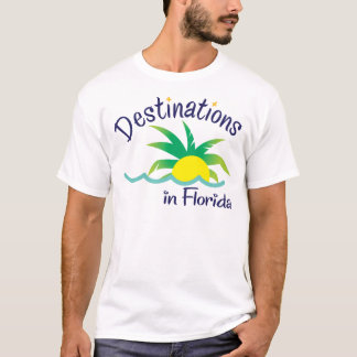 T-shirt Destinations dans des marchandises de logo