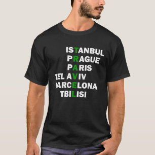 T-shirt destinations de voyage