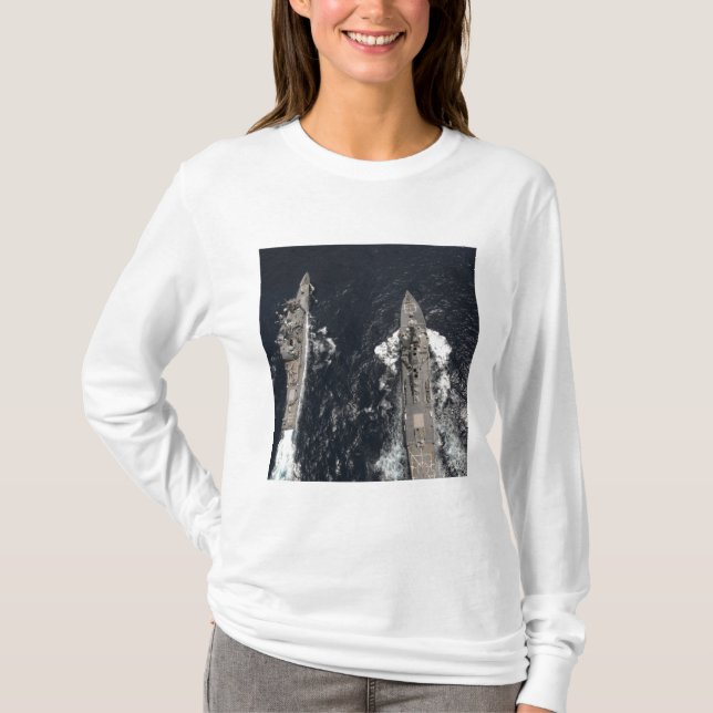 T-shirt destroyer de missiles guidés USS Gridley (Devant)