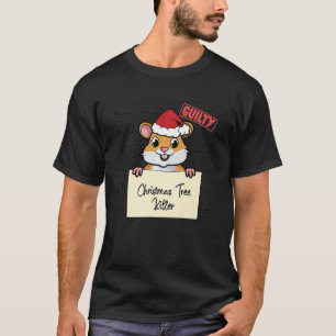T-shirt Destructeur d'arbre de Noël Hamster