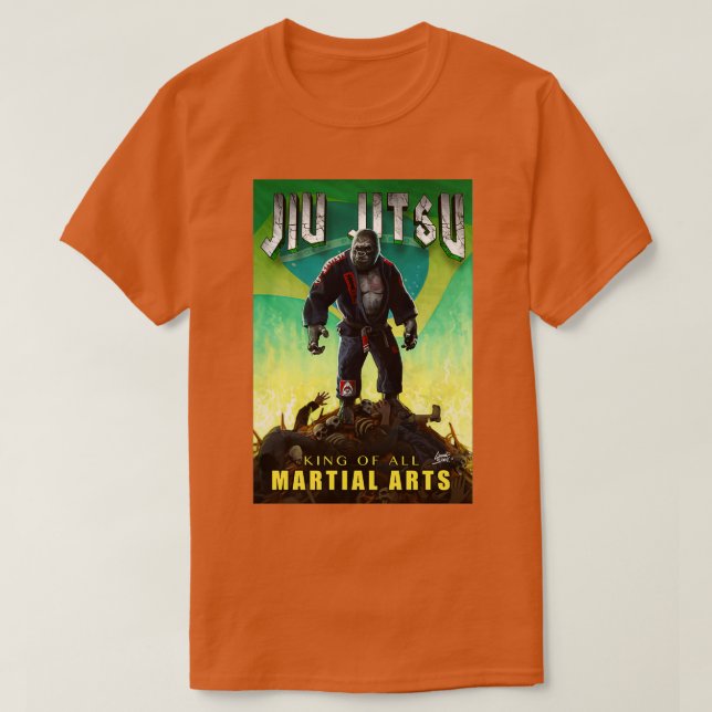 T-shirt Destructeur Jiu Jitsu Gorilla (Design devant)