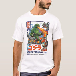 T-shirt Destruction de la ville de Kaiju