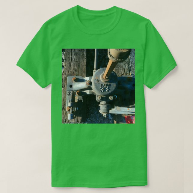 T-shirt Détail de la voie de train (Design devant)