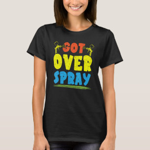 T-shirt Détail de voiture Spray Peintre de corps auto