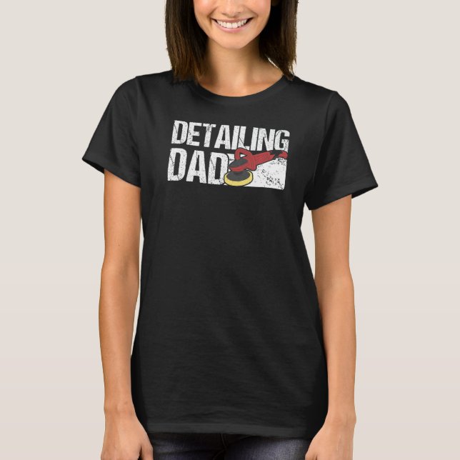 T-shirt Détaillant auto père père Détail de voiture (Devant)