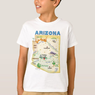 T-shirt d'état de l'Arizona