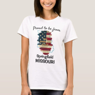 T-shirt d'état du Missouri personnalisé