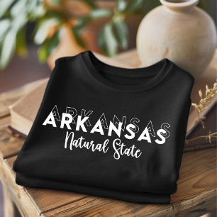 T-shirt d'état naturel tendance de l'Arkansas