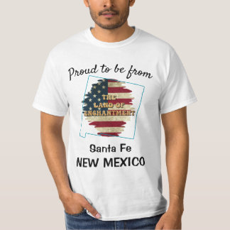 T-shirt d'état personnalisé Nouveau-Mexique