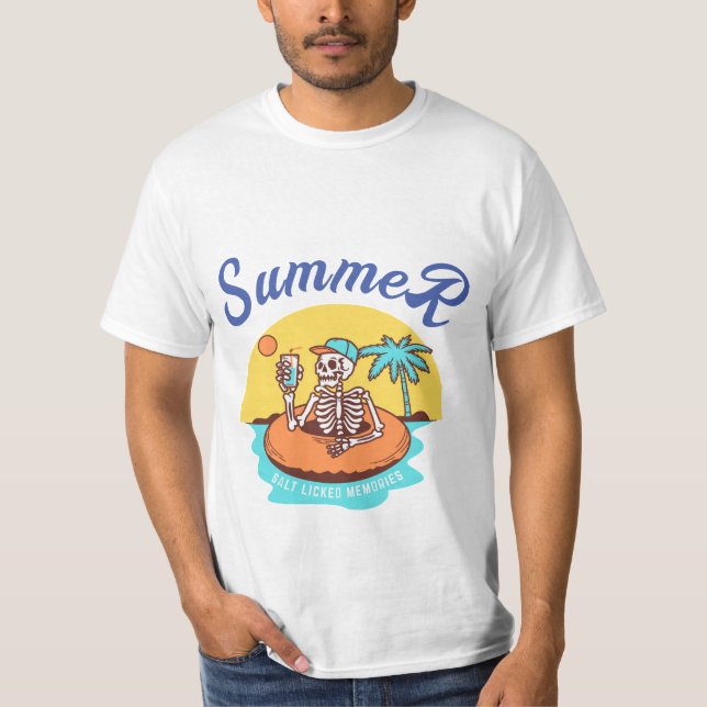 t-shirt d'été pour hommes (Devant)