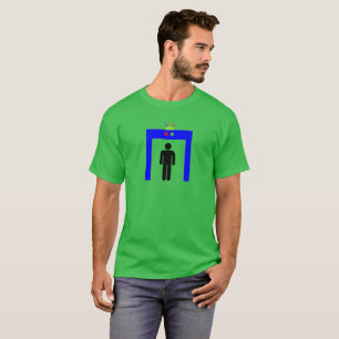 T-shirt détecteur de métal de l'aéroport alarme de sécurit