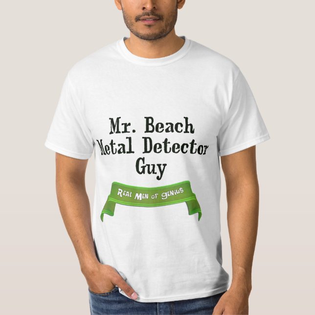 T-shirt Détecteur de métal de plage (Devant)