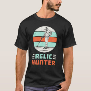 T-shirt Détecteur de métal Retro Funny Idée cadeau