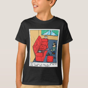 T-shirt Détecteur de métaux Le canapé drôle prospection no