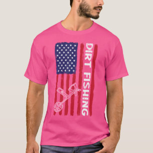 T-shirt Détection de métaux de pêche dans la saleté détect